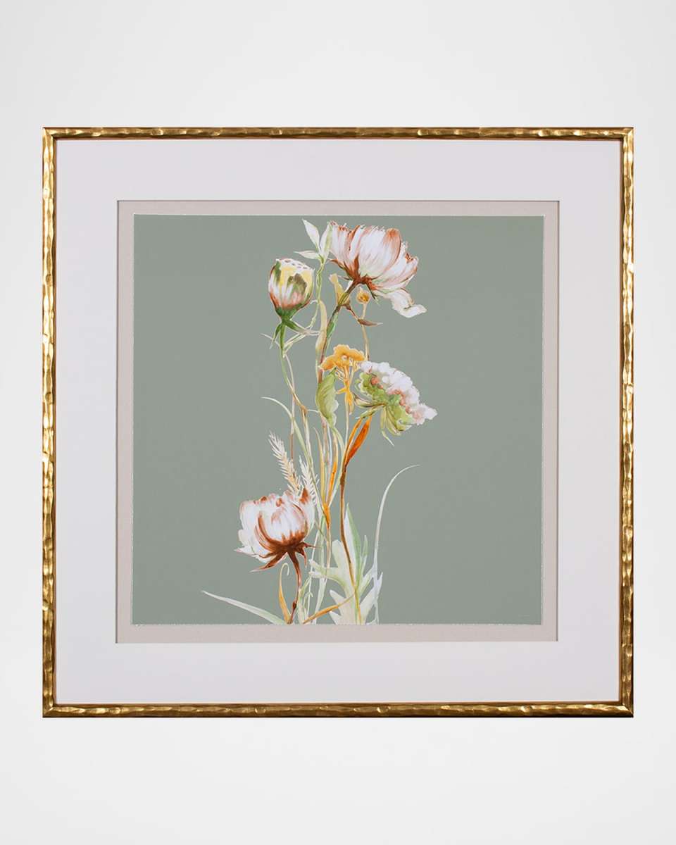 "Green Botana I" Framed Giclee